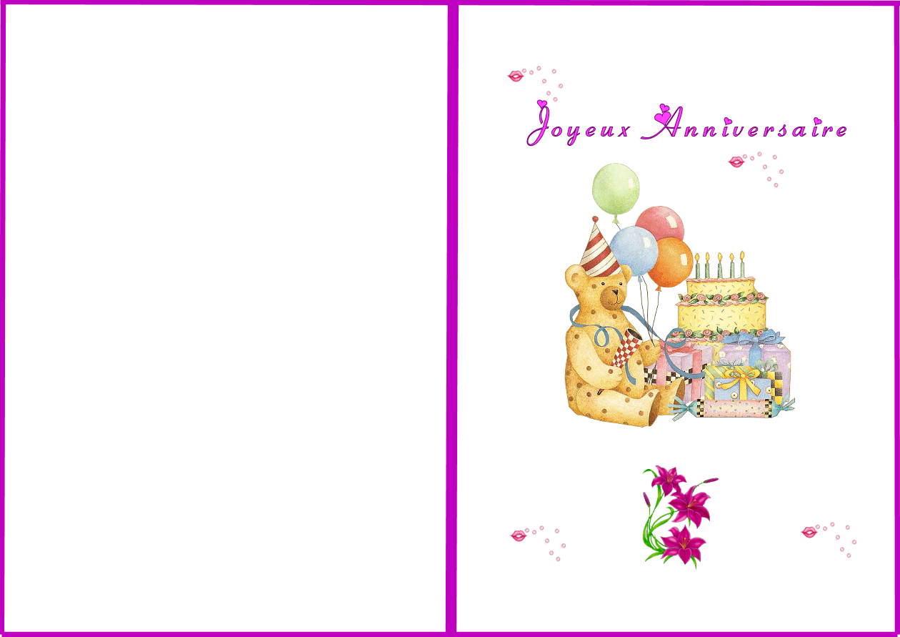 Carte Bon Anniversaire Gratuite A Imprimer Keith