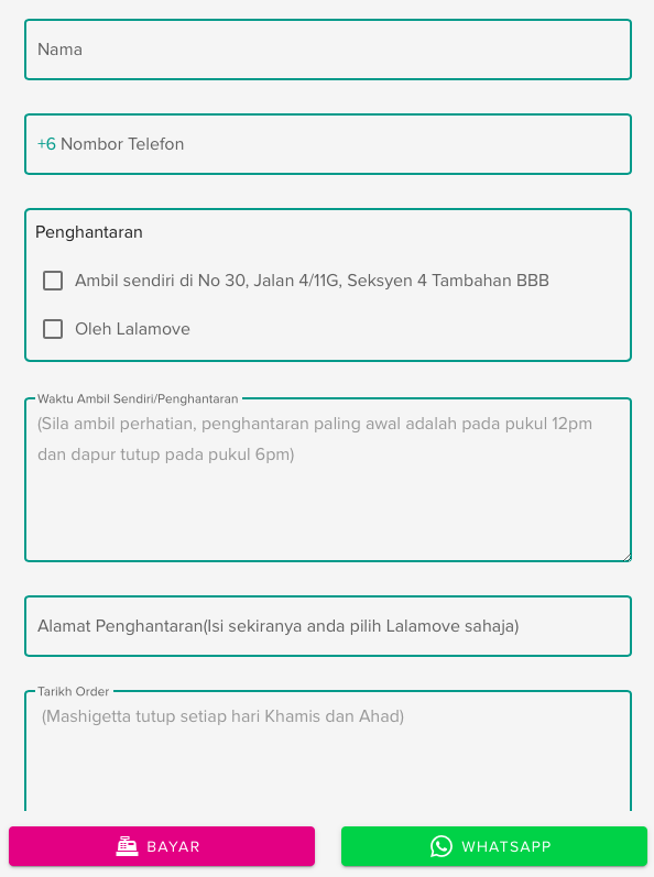 Borang permohonan perkerjaan petron selising. Delivery Or No Delivery
