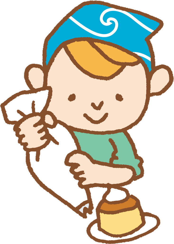 お菓子作り イラスト 家のイラスト
