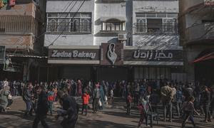 Una panadería de Gaza reabre tras 50 días de cierre, después de recibir combustible y harina del Programa Mundial de Alimentos.