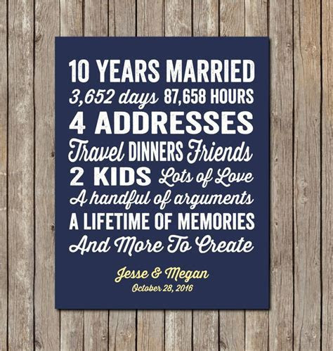 Nicholas Sanchez Best 10 Year Wedding Anniversary Gift Ideas