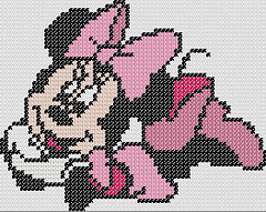 Maybe you would like to learn more about one of these? Pink Miss Minnie Mouse Cross Stitch Chart Cross Stitch 4 Free