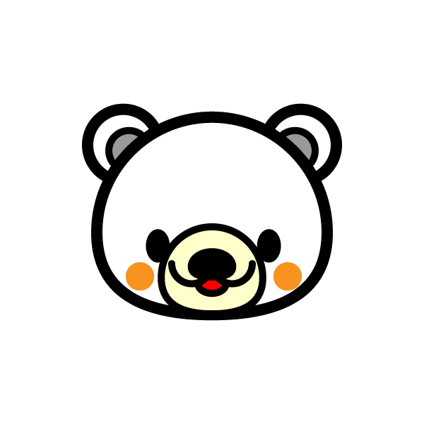 印刷可能 白 くま イラスト 写真素材 フォトライブラリー