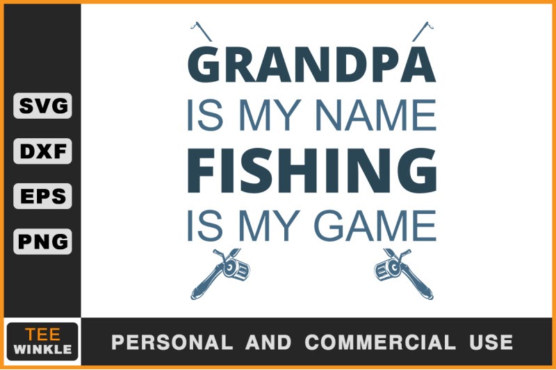 Download Grandpa Fishing Svg