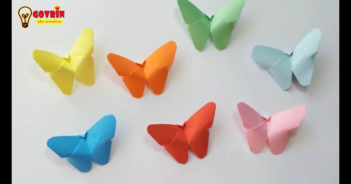  Hiasan  Dinding  Kamar Sederhana Dari  Kertas  Origami  