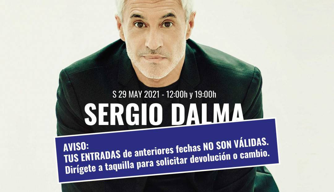 Aviso: se necesitan nuevas entradas para el concierto de Sergio Dalma