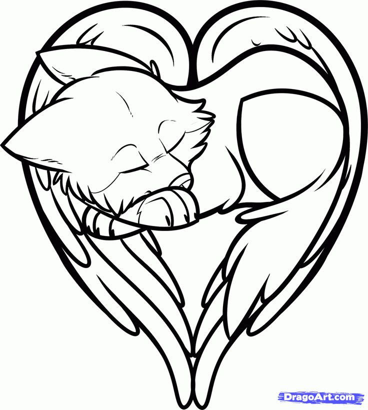 Wolves with folded wings coloring pages. Cute Colouring Pages Baby Wolf Clipart Best