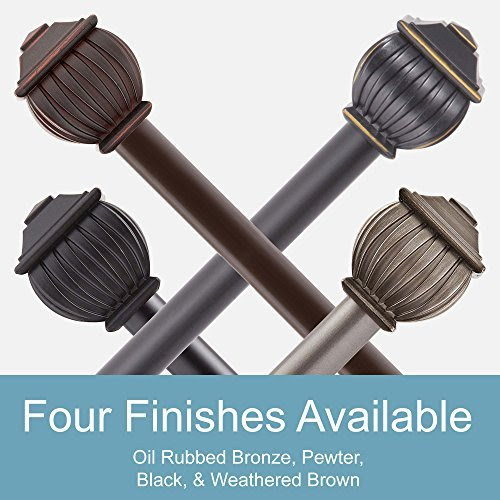 Maybe you would like to learn more about one of these? Curtain Rod Decorative Window Drapery Rods Set W Modern Classic Finials Sizes Curtain Rods Finials Home Garden Worldenergy Ae