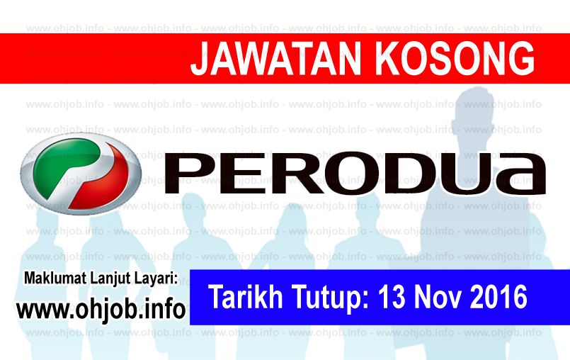 Jawatan Kosong Perodua Global Manufacturing Sdn Bhd Rumah Kb Tk X