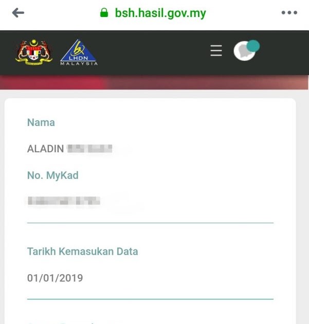 Surat Rasmi Permohonan Kad Pengenalan - Contoh L