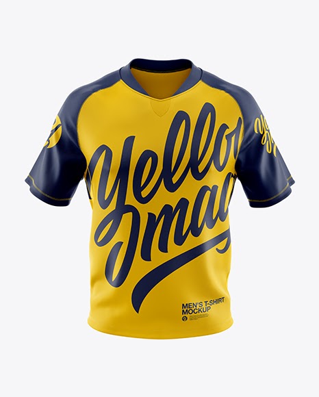 Download Mens T-Shirt HQ Front View Jersey Mockup PSD File 125.28 ...