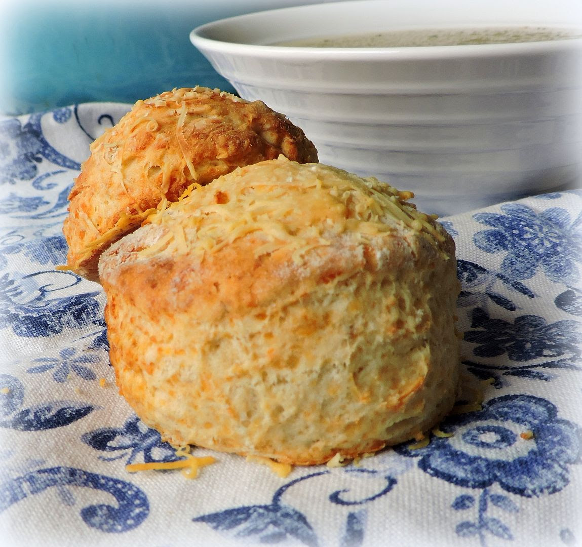 Oat and cheddar scones