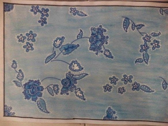 Motif Batik Contoh Gambar Flora Yang Mudah - Batik Indonesia