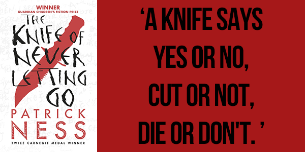 It's shiny with fresh blood and glinting in sunlight even tho i'm. Review The Knife Of Never Letting Go By Patrick Ness
