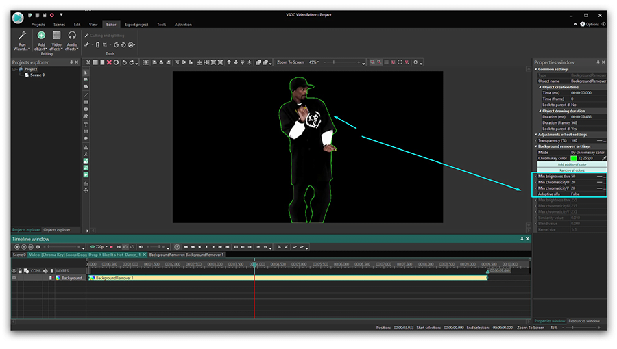 How To Remove A Background From A Video Using Vsdc If you're not an expert, and you don't want to outsource the job to one, you can install a dedicated software paint and paint 3d are free and ready to go tools if you have a windows version, so they effectively will help you to remove the background color from.