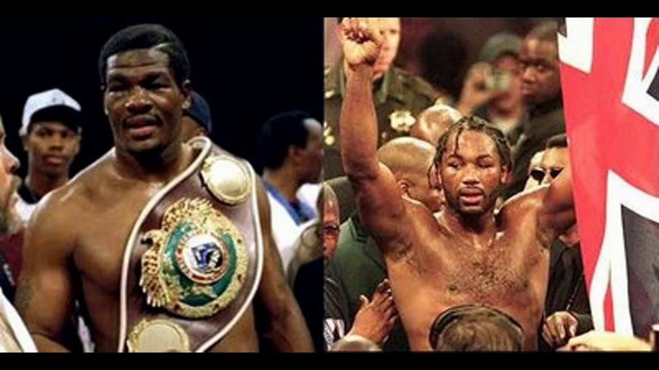 Image result for IMAGES OF LENNOX LEWIS DRESSED AS A CHICKEN MOCKING RIDDICK BOWE