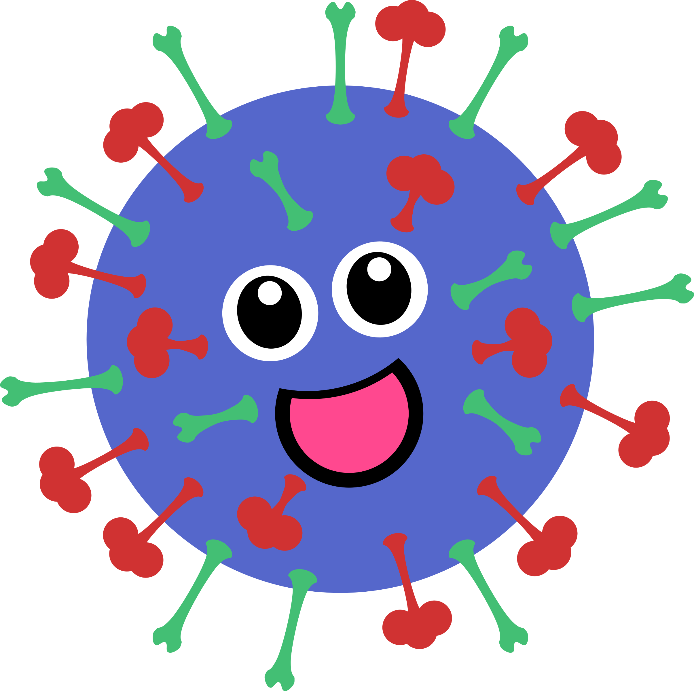  Gambar  Kartun  Virus  Gambar  Gokil