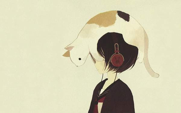 すべての動物の画像 50 猫 女の子 イラスト