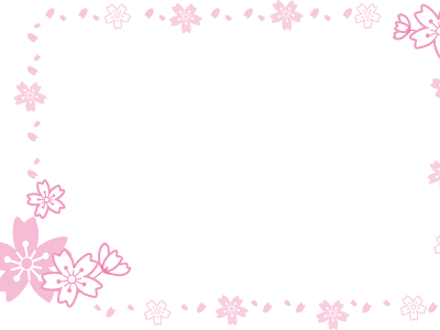 [最新] 桜 フレーム イラスト 簡単 970633
