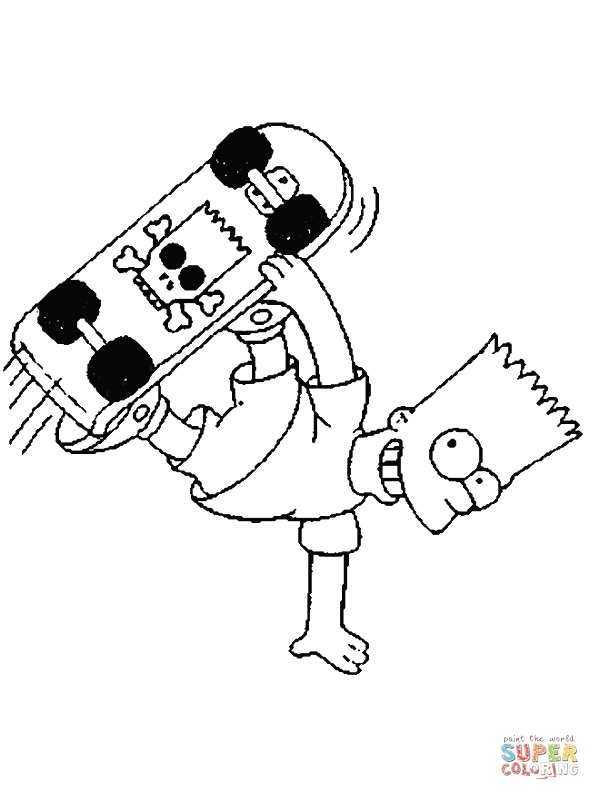 We did not find results for: Bart On Skateboard Coloring Page Free Printable Coloring Pages