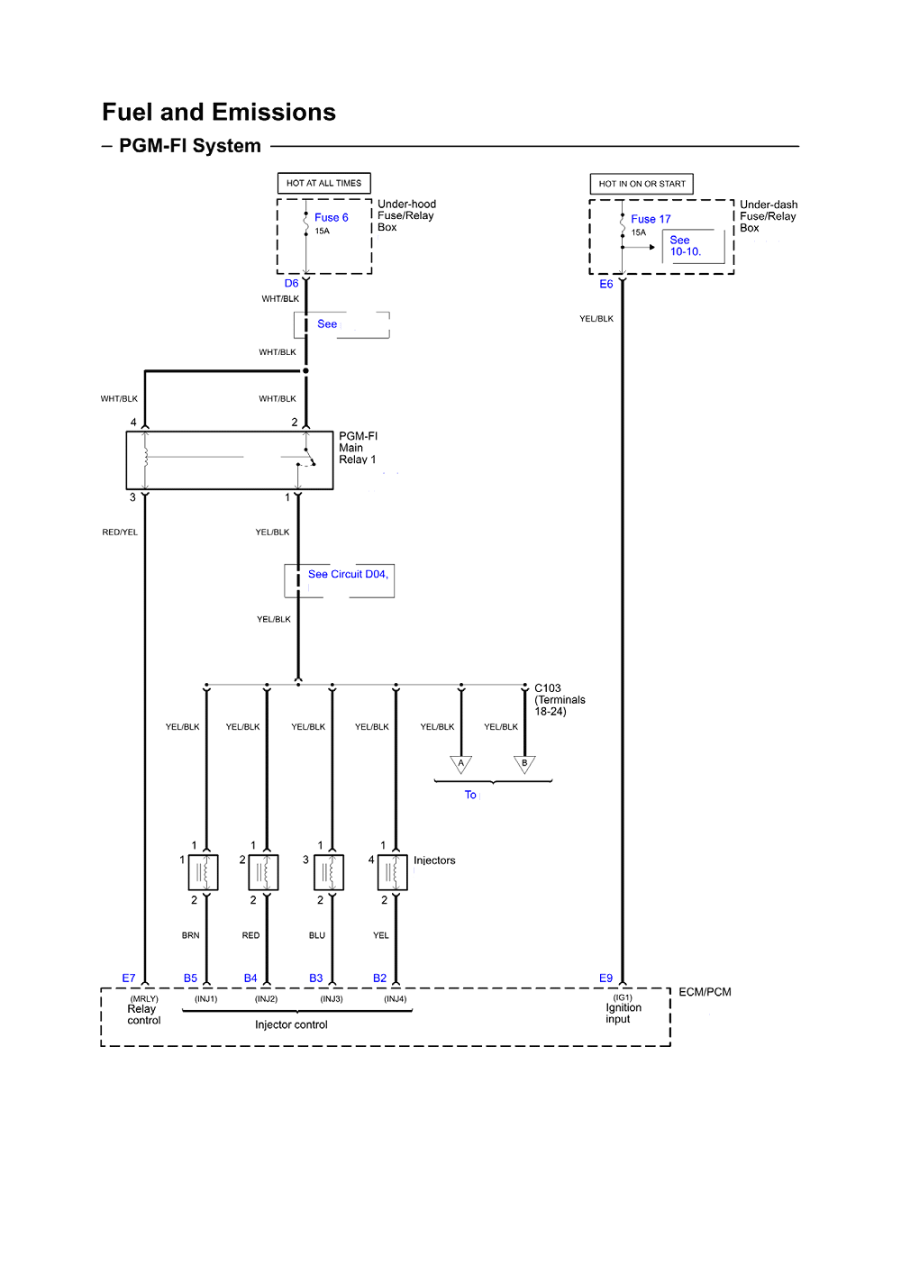 Wiring Diagram Motor Honda  Injeksi 
