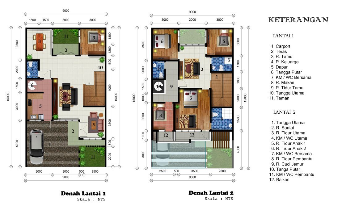 23 Info Populer Rumah 2 Lantai 9 X 15