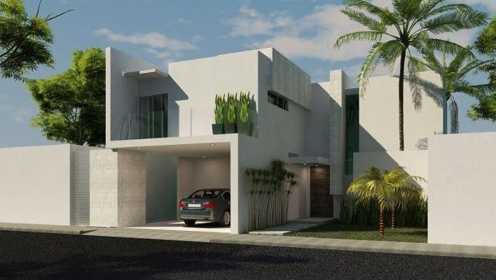 Terraza de casa moderna, 2021 descubre nuevos y emocionantes diseños. Fachadas De Casas Con Terraza