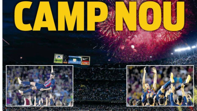 Lá fora: Despedidas em Camp Nou e Giroud coloca AC Milan na Champions