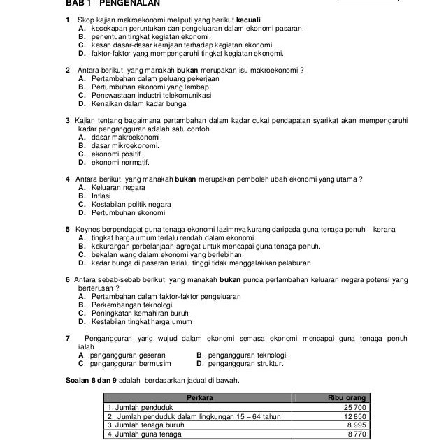 Soalan Objektif Aneka Pilihan - Kecemasan y