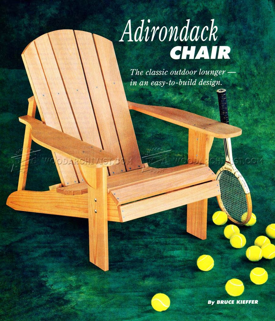 Adirondack Chair Plans Popular Mechanics