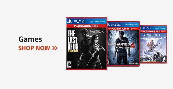 Games SHOP NOW | THE LAST OF US, UNCHARTED 4, HORIZON