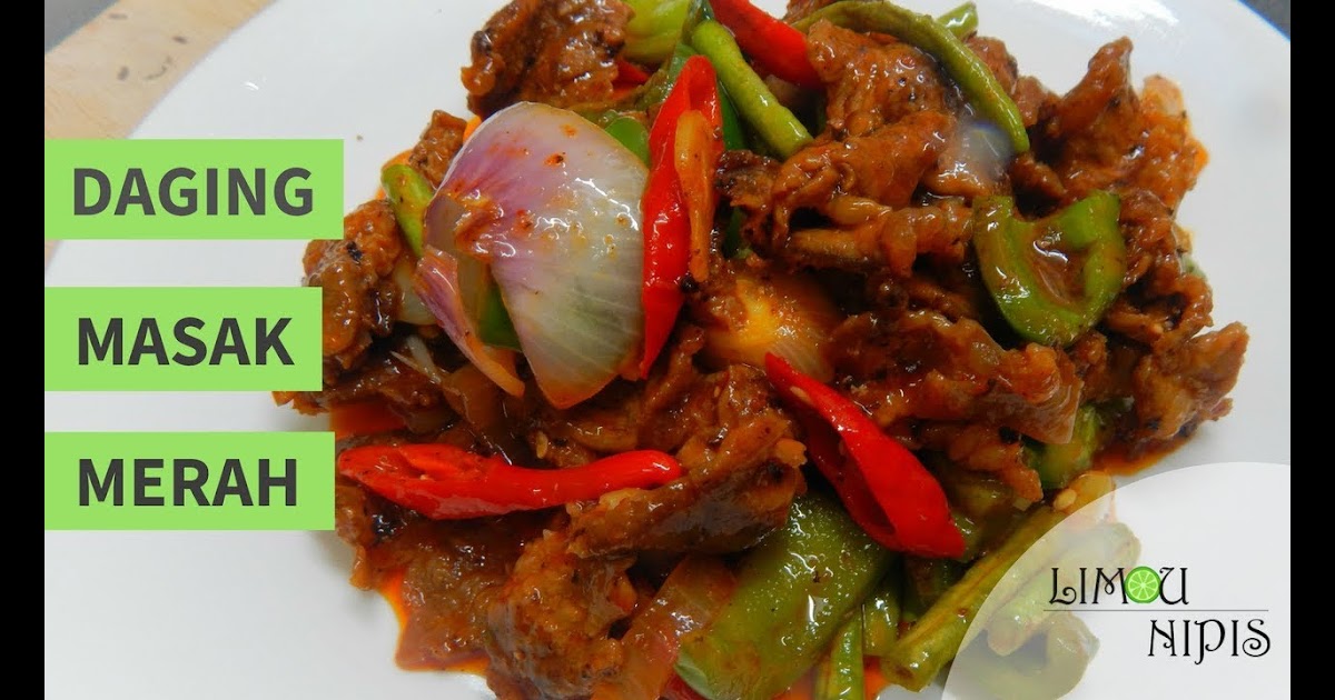 My Resepi Daging Masak Merah - Mudahnya s