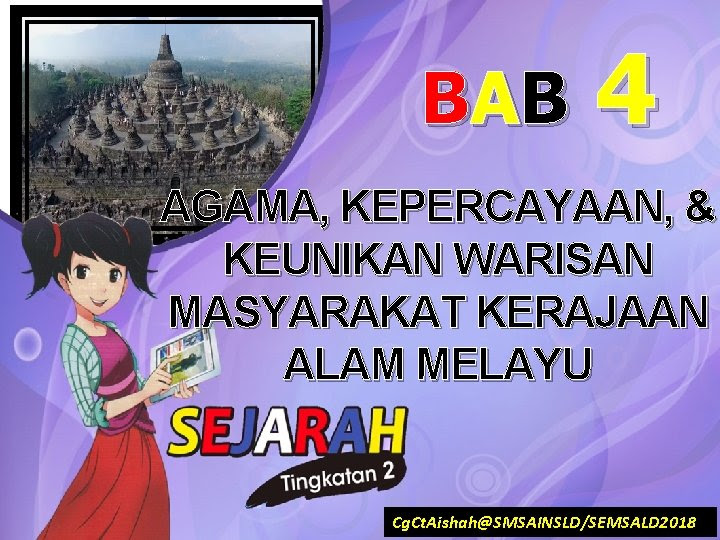 Pengenalan <ul><li>masyarakat melayu tradisi (mmt) adalah merujuk kepada zaman kesultanan melayu melaka (kmm). Ba B 4 Agama Kepercayaan Keunikan Warisan Masyarakat