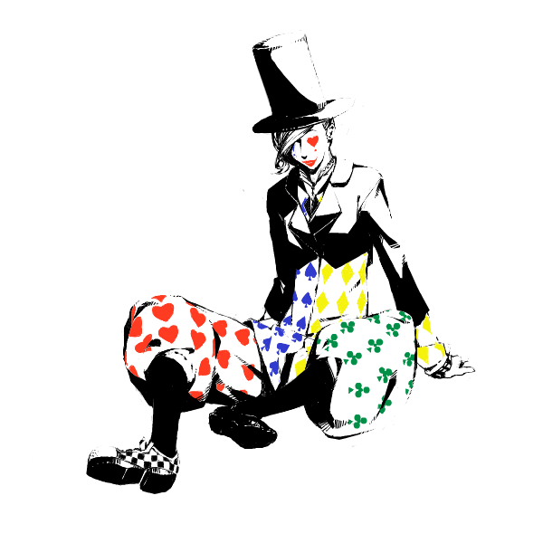 0以上 イラスト ピエロ 衣装 かっこいい