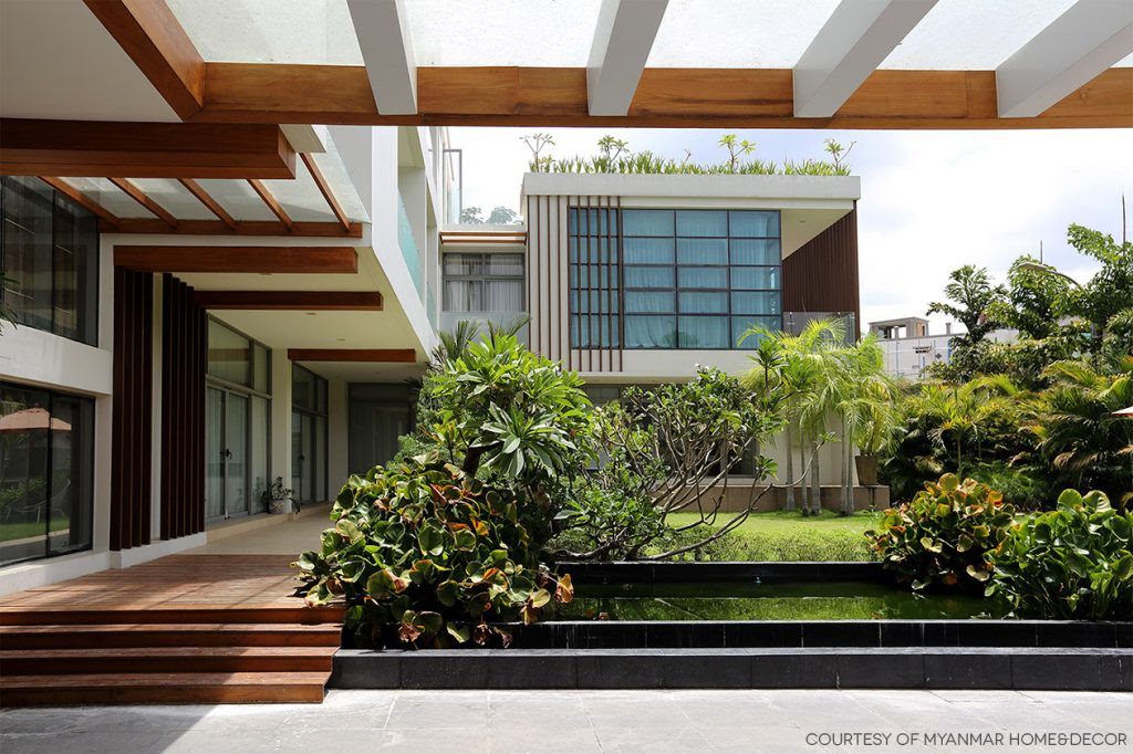 L shaped house plans showing 1 — 16 of 22 plans per page. Big L Shaped House With A View Spine Architects Myanmar