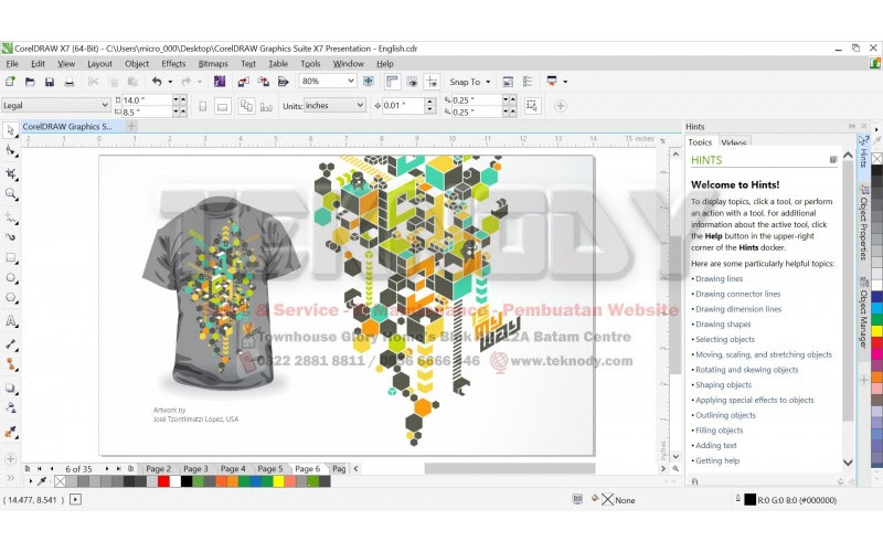 Belajar Desain  Grafis  Corel Draw  X7 Pdf  Cara Mengajarku
