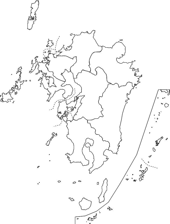 50 九州 地図 フリー 全イラスト集