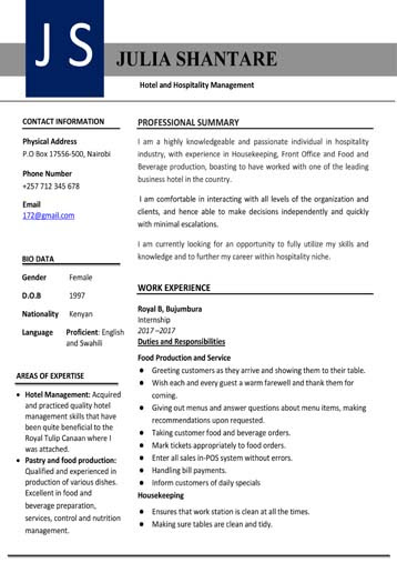 With the right balance between creativity and tradition, zety's templates for resumes have been optimized for readability and scanability. Cv Samples Pdf And Microsoft Word Format