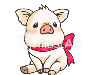 √99以上 こぶた 豚 イラスト かわいい 手書き 177631