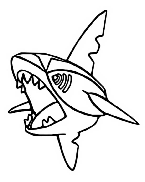 最高のポケモン サメハダー すべてのぬりえ