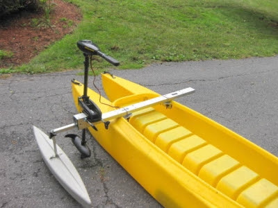Learn Homemade kayak motor mount Step wilson