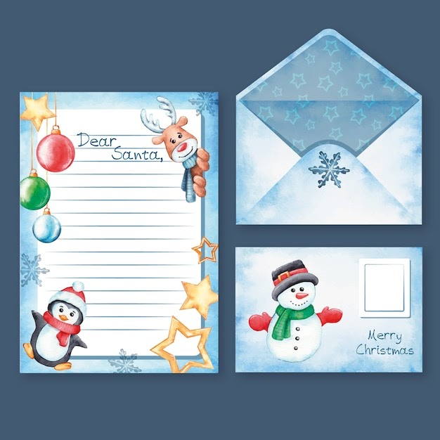 Briefpapier Weihnachten Querformat / Merry Christmas Stock ...