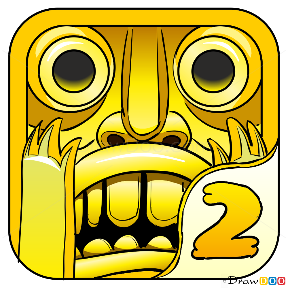 Последние твиты от temple run (@templerun). How To Draw Icon Temple Run