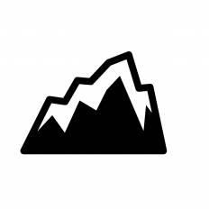 シルエット 山 イラスト フリー Allis
