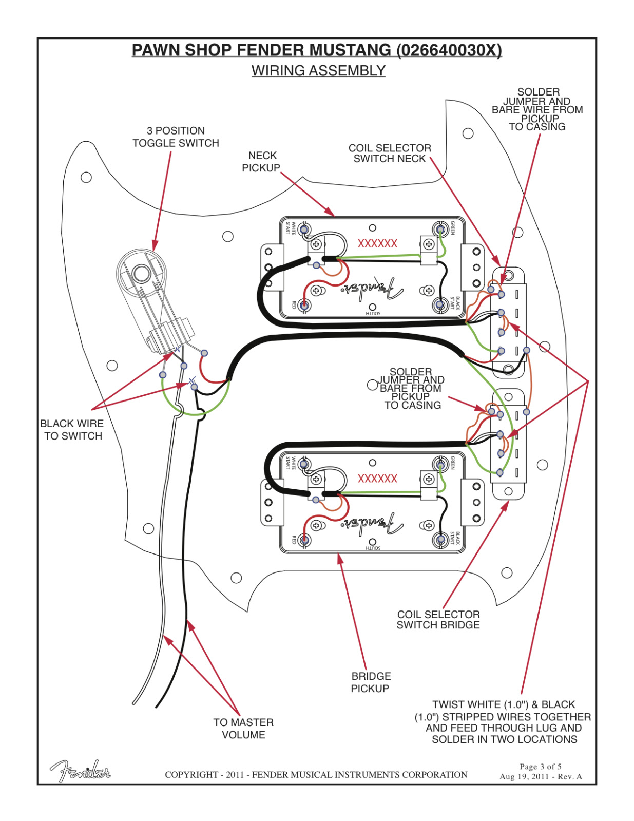 Fender Jaguar Special Hh Wiring Diagram - Wiring Diagram & Schemas