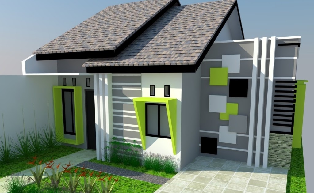 Cat Rumah Minimalis Hijau Lumut Download Wallpaper