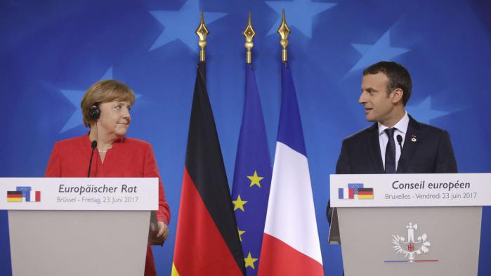 VIDEO. Macron à Bruxelles : "Quand l'Allemagne et la France parlent de la même voix, l'Europe peut avancer"