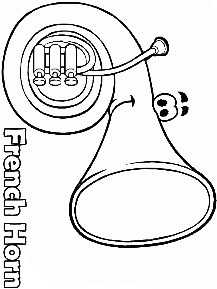 Download coloring pages instruments