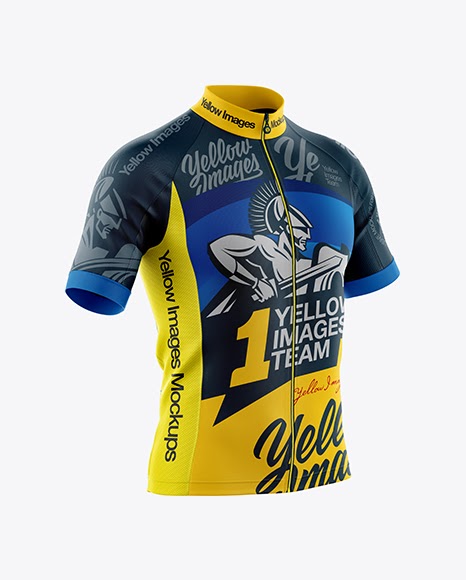 Download 728+ Mens Cycling Skinsuit Mockup Back Half Side View Best Quality Mockups PSD these mockups if you need to present your logo and other branding projects.