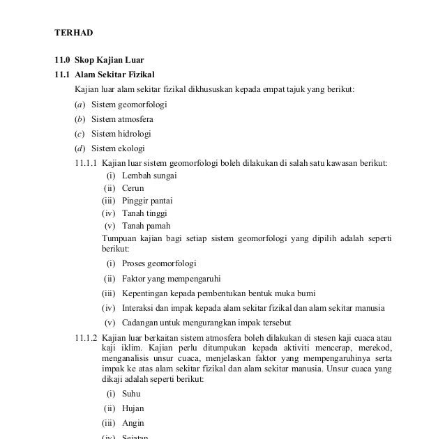 Soalan Geografi Bentuk Muka Bumi - Selangor j